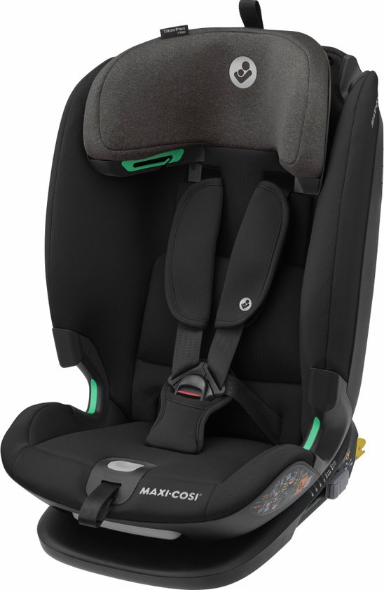Maxi-Cosi Titan Plus i-Size Autostoeltje - Authentic Black - Vanaf ca. 15 maanden tot 12 jaar van Maxi-Cosi