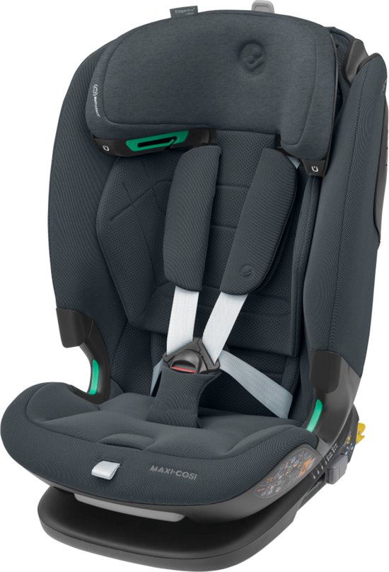 Maxi-Cosi Titan Pro 2 i-Size Autostoeltje - Authentic Graphite - Vanaf ca. 15 maanden tot 12 jaar van Maxi-Cosi