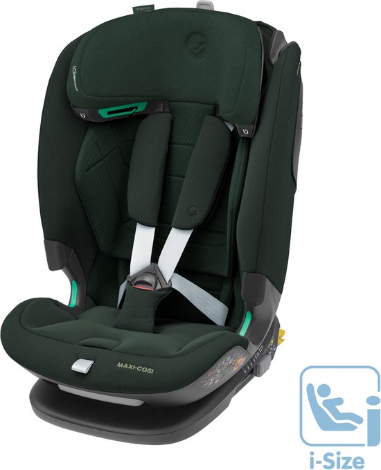 Maxi-Cosi Titan Pro I-Size Autostoeltje - Authentic Green - Vanaf ca. 15 maanden tot 12 jaar van Maxi-Cosi