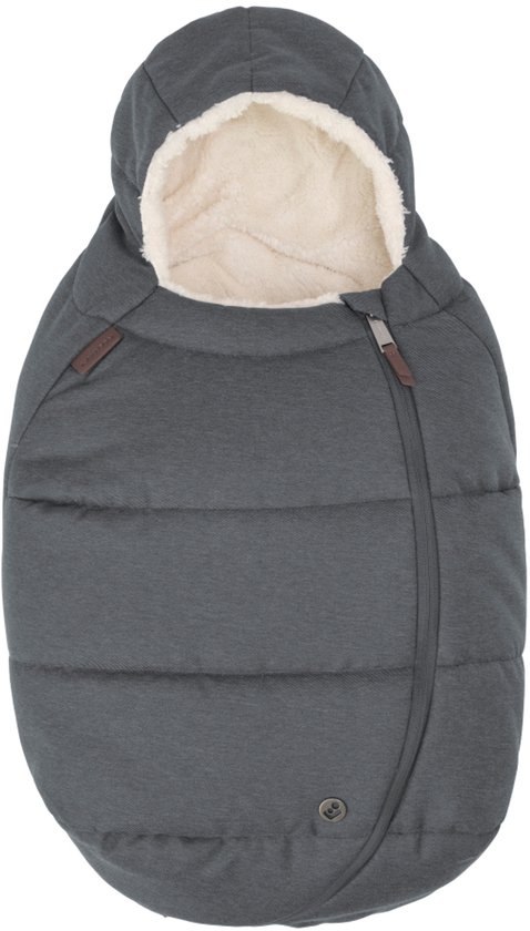 Maxi-Cosi Voetenzak - Accessoire - Twillic Graphite - Voor babyautostoelen met 5-punts gordel van Maxi-Cosi