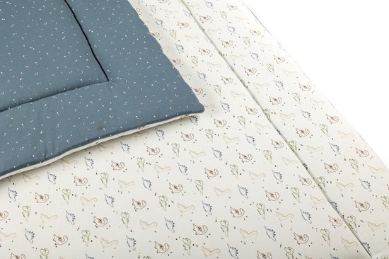 May Lovely - Speelkleed - Babykleed - Groot, heerlijk zacht en extra dik ! - Dino Dots - 150 x 120 cm van May Lovely