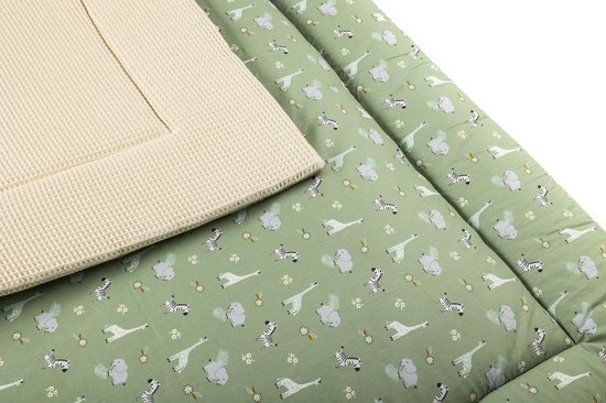 May Lovely - Speelkleed - Babykleed - Groot, heerlijk zacht en extra dik ! - Dream Safari - 150 x 120 cm van May Lovely