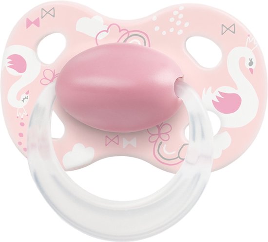 Medela Baby Fopspeen Original Hoge acceptatie orthdontisch ergonomische vorm - Powdery Pink - 6-18 maanden - 1 stuks van Medela