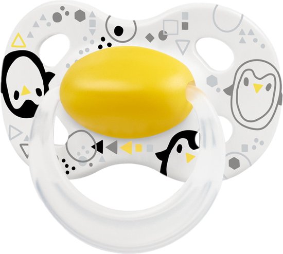 Medela Baby Fopspeen Original Hoge acceptatie orthdontisch ergonomische vorm - Sunshine Yellow - 0-6 maanden - 1 stuks van Medela