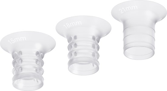 Medela Inserts voor Borstkolf – 6 stuks in 3 maten (15, 18 & 21 mm) van Merkloos