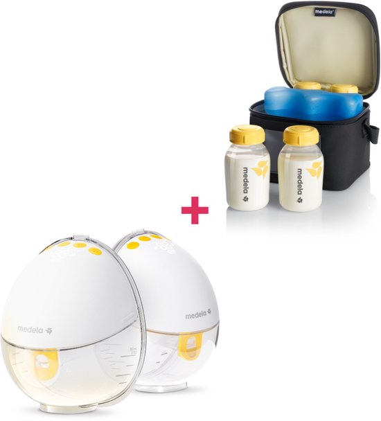 Medela Motion InBra dubbel + Koeltasje - Voordeelverpakking van Merkloos