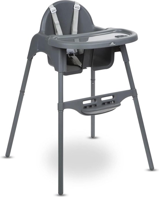 Meely 2-in-1 kinderstoel om te vormen - Grijs - Vanaf 6 maanden - Tot 3 jaar - 15 kg van Meely