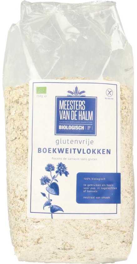 Meesters Van De Halm Biologische Boekweitvlokken 750GR