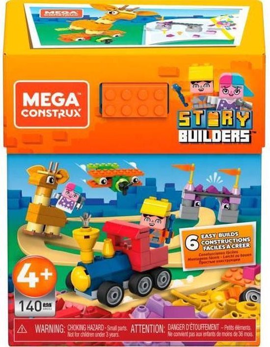MEGA CONSTRUX Mega Storybox - 140 blokken - vanaf 4 jaar van MEGA