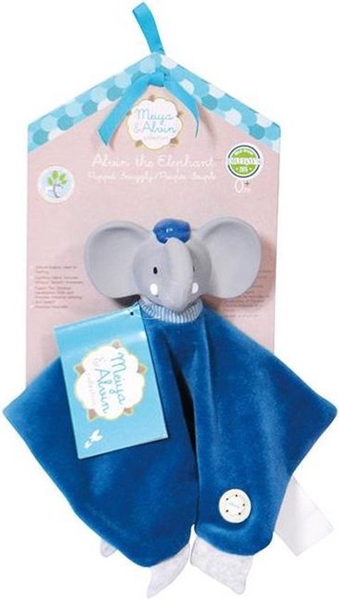 Meiya & Alvin - Alvin olifant knuffeldoek Snuggly van Meiya & Alvin