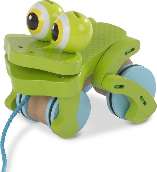 Melissa & Doug Frolicking Frog Pull Toy van Melissa & Doug