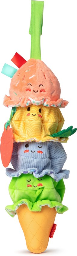 Melissa & Doug Ophangbaar ijshoorntje meeneemspeeltje met geluid en trileffect van Melissa & Doug