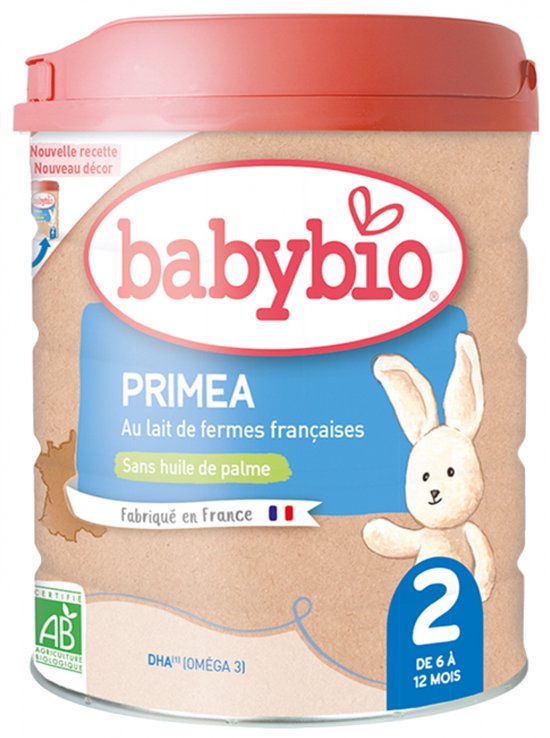 Melk Primea 2 Bio 6m + 800 g de poudre|Milk Primea 2 Bio 6m + 800 g of powder|Lait Primea 2 Bio 6m + 800 g de poudre