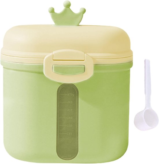 Melkpoeder Dispenser Pot - Formule Poeder Pot | Travel Formula Dispenser | Opslag Formula Container | Dubbellaags Melkpoeder Container | Melkpoeder Opslag Container voor Melkpoeder, Fruit
