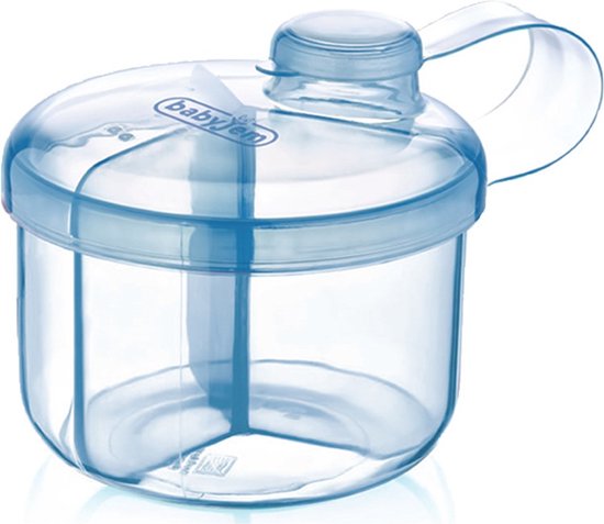 Melkpoederdoos Babyjem Milk Powder Dispencer Blue van Merkloos