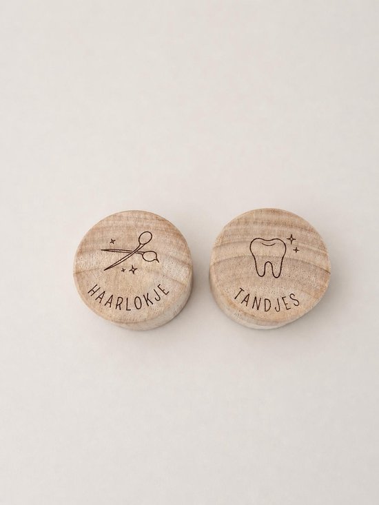 Melktanden- en haarlokdoosje | tandendoosje | eerste haarlokje | bewaardoosjes set | Tand & Haarlok doosje | Kraam cadeau | Geboorte cadeau | tand en schaar