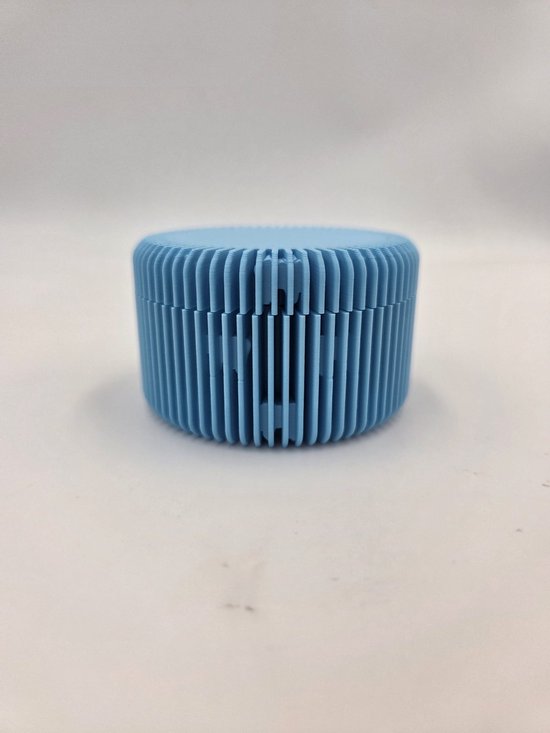 Melktandendoosje - met details - blauw
