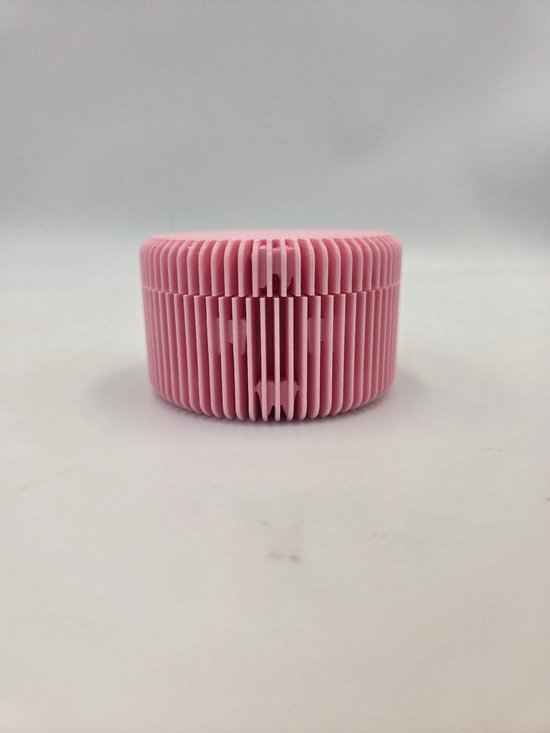 Melktandendoosje - met details - roze van Merkloos