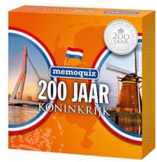 Memoquiz 200 jaar Koninkrijk Der Nederlanden van Just Games