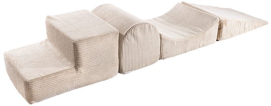 MeowBaby® Corduroy Vormen Set met 4 Elementen - Ecru van Merkloos