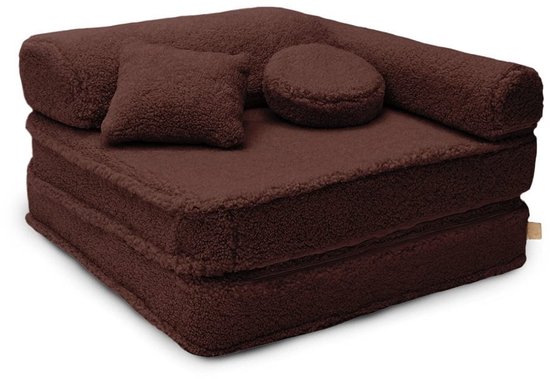 MeowBaby® Modulaire Kinderstoel – 5 Elementen, Bearly Donkerbruin van Merkloos