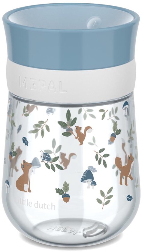 Mepal Mio 360° drinkbeker Little Dutch - 300 ml - Makkelijk vast te houden - Kinderservies - Forest Friends van Mepal