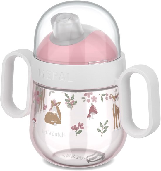 Mepal Mio antilekbeker - 200 ml - Makkelijk vast te houden - Kinderservies - Fairy Garden van Mepal