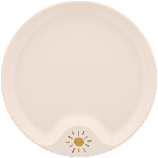 Mepal Mio kinderbord - Magnetronbestendig - Met greep - Kinderservies - Sunshine & Rainbow van Mepal