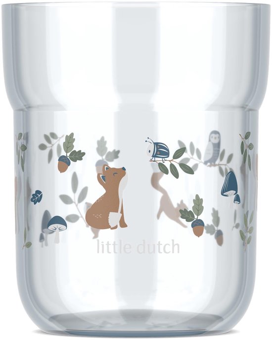Mepal Mio kinderglas - 250 ml - Makkelijk vast te houden - Kinderservies - Forest Friends van Mepal