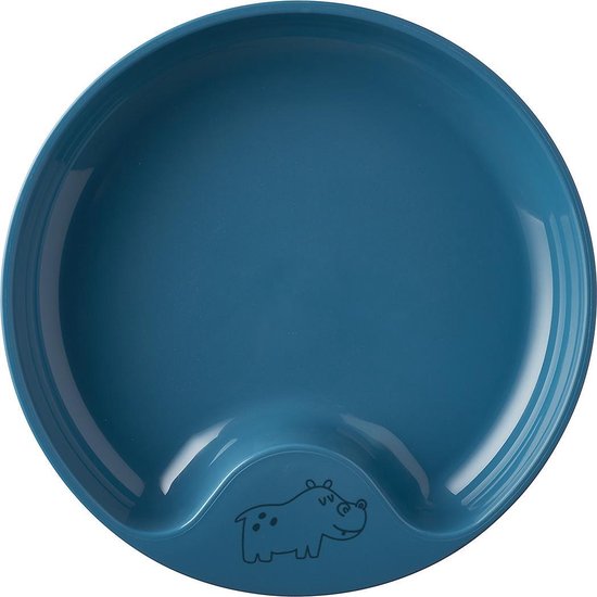 Mepal Mio oefenbord – Magnetronbestendig – Met greep – Kinderservies – Deep blue van Mepal