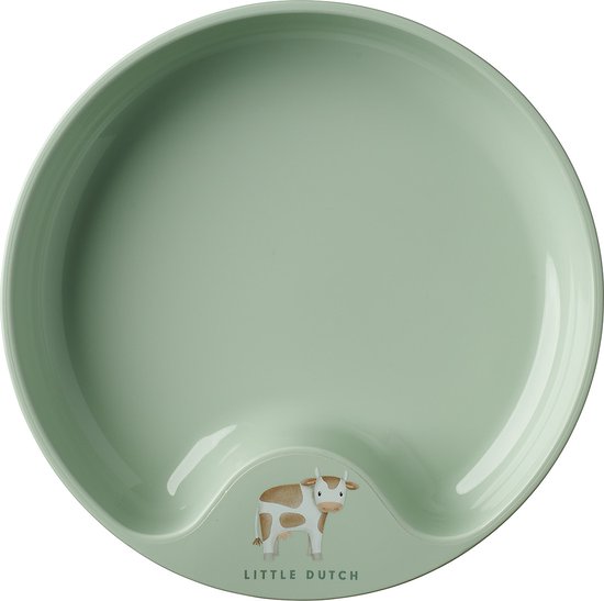 Mepal Mio oefenbord – Magnetronbestendig – Met greep – Kinderservies – Little Farm van Mepal