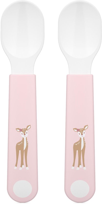 Mepal Mio oefenlepel Little Dutch - Set van 2 - Goede grip - Kinderservies - Fairy Garden van Mepal