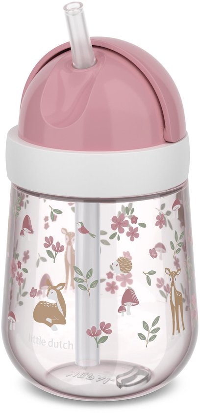 Mepal Mio rietjesbeker - 300 ml - Makkelijk vast te houden - Kinderservies - Fairy Garden van Mepal