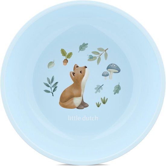 Mepal Mio schaaltje Little Dutch - 300 ml - Magnetronbestendig - Baby kommetje - Kinderservies - Forest Friends van Mepal