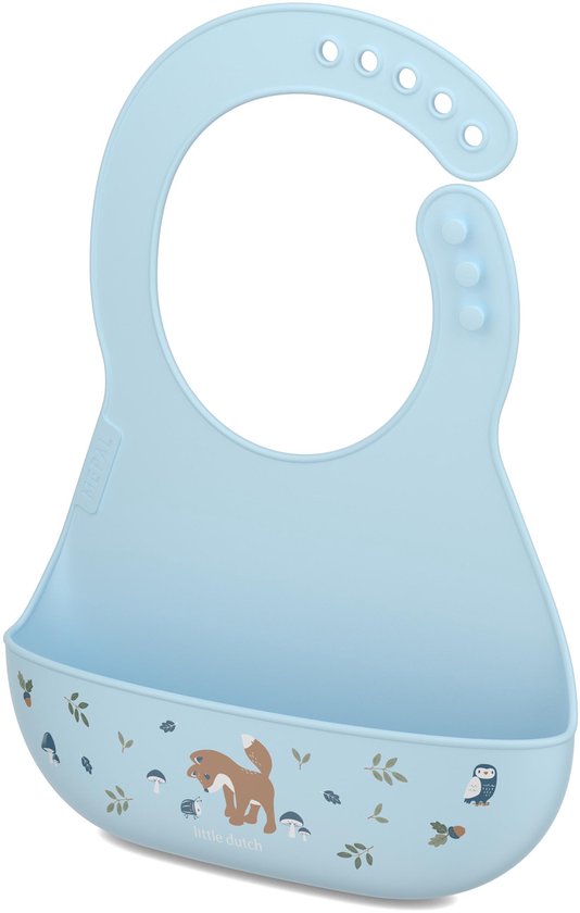 Mepal Mio slab Little Dutch - Verstelbare sluiting - Opvangbakje voor etensresten - Vaatwasmachinebestendig - Forest Friends van Mepal