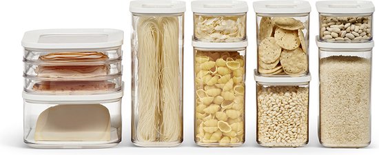 Mepal Modula starterset bewaardozen - 9-delig - Voorraaddoos - Wit