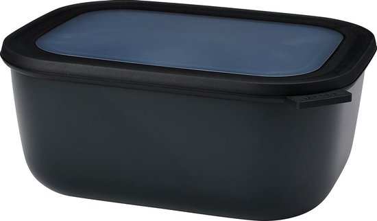 Mepal - Multikom Cirqula vershouddoos - 3000 ml - Rechthoekig - Nordic black van Mepal