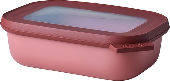 Mepal - Multikom Cirqula vershouddoos - 500 ml - Rechthoekig - Vivid mauve