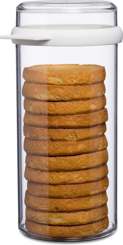 Mepal - Stora voorraadpot - 1900 ml - Beschuitbus - Wit