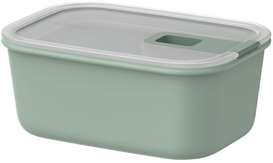 Mepal Vershouddoos EasyClip - 700 ml - Vershoudbakjes met schuifsluiting - Geschikt voor magnetron. stoomoven. koelkast en vriezer - Nordic sage