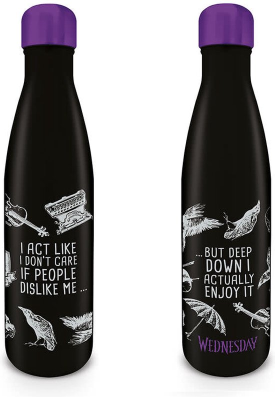 Metal bottle 540 ml Wednesday van MET