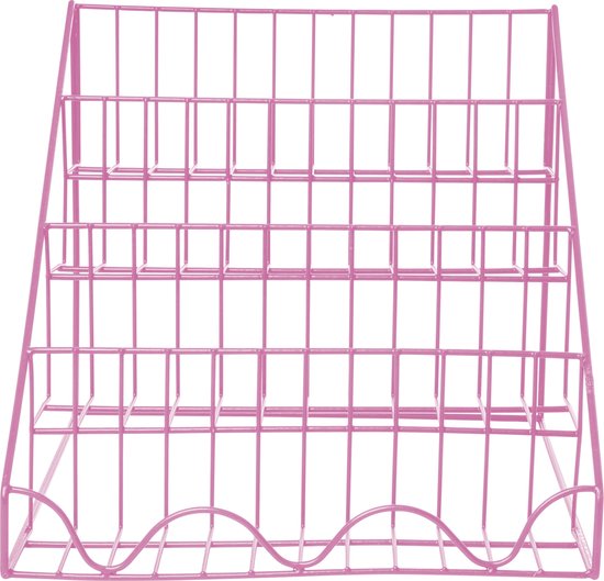 Metalen standaard voor melamine bekers (rose) van Rice van MET