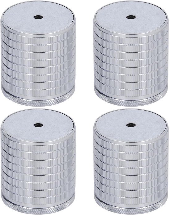 Meubelverhogers - Bedverhogers Tafelpootsteunen - Meubels Verhogen - Verstelbare Hoogte - 43-75 mm - Grijs