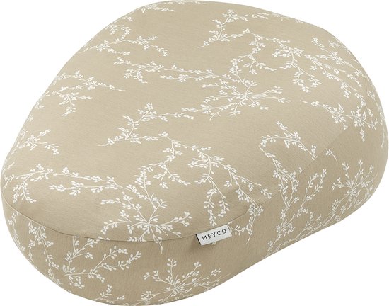 Meyco Baby Branches relaxhoes voor voedingskussen - sand van Meyco