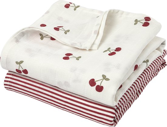 Meyco Baby Girly Garden Swaddle - 2-pack - Hydrofiel - Multicolour - 120x120cm