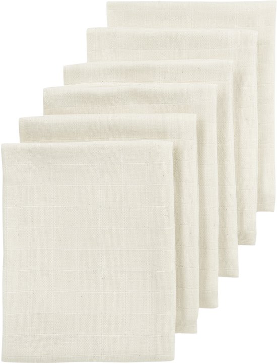 Meyco Baby Nature Hydrofiele Doeken - 6-Pack - 70x70cm van Merkloos