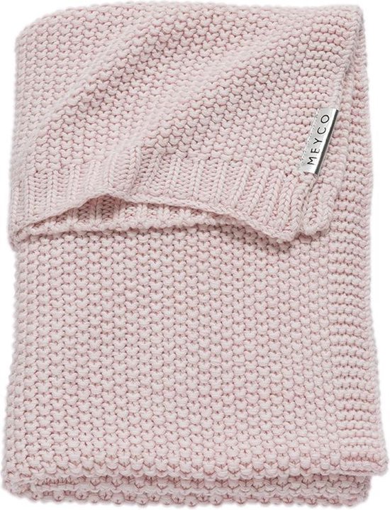 Meyco Baby Relief Mixed wiegdeken - pink - 75x100cm