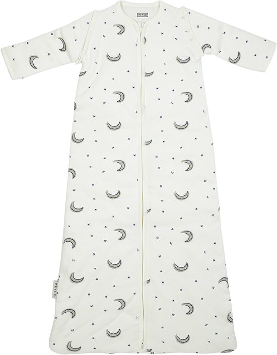 Meyco Baby Slaapzak Winter Moon - afritsbare mouwen - indigo - 60cm - 2.5 TOG