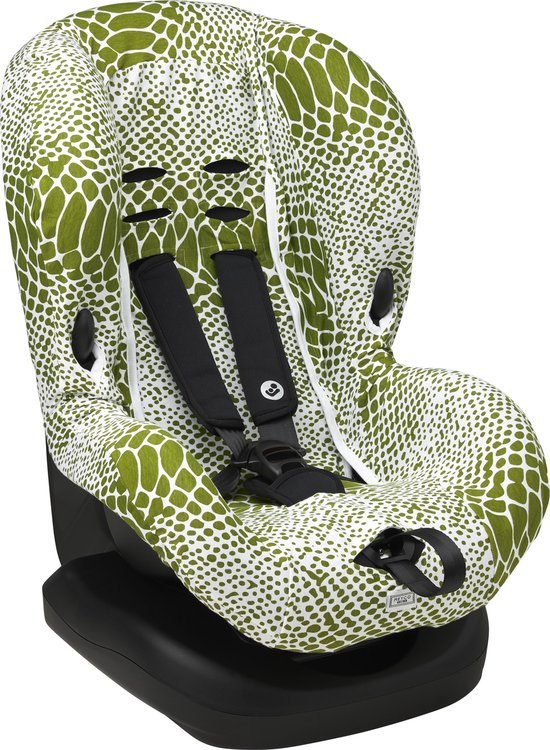Meyco Baby Snake autostoelhoes - avocado - groep 1+ van Meyco