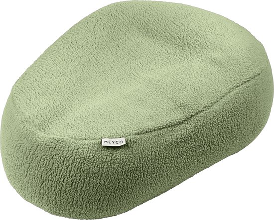 Meyco Baby Teddy relaxhoes voor voedingskussen - olive green van Meyco